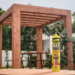 Colle à bois sans PU UHU, cartouche 380g