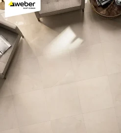 Colle carrelage C2 carreaux et pierres toutes porosités sac de 25 KG Weber Saint-Gobain