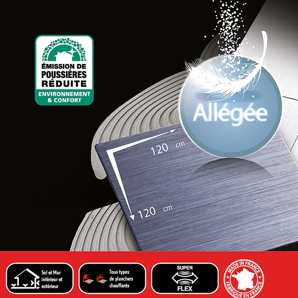 Colle carrelage Extra confort Allégée Parexlanko 15 kg