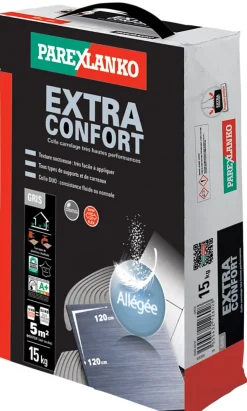 Colle carrelage Extra confort Allégée Parexlanko 15 kg
