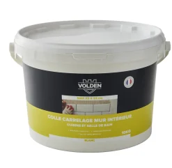 Colle carrelage mur intérieur cuisine et salle de bain blanc Volden 10kg