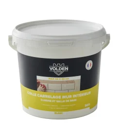 Colle carrelage mur intérieur cuisine et salle de bain blanc Volden 5kg