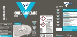 Colle carrelage murs et sols VPI grise 5 kg
