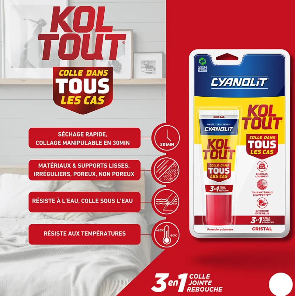 Colle Cyanolit Koltout transparent 50 ml