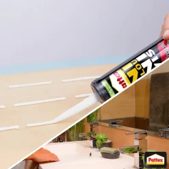 Colle de fixation Pattex Ni clou ni vis tous matériaux blanc 460g