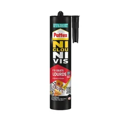 Colle de fixation Pattex Ni clou ni vis tous matériaux blanc 460g