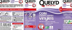 Colle en poudre - adaptée pour tout papiers peints vinyles - surface de couverture 32 m² - Quelyd 30601637