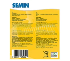 Colle en Poudre pour Papiers Peints Légers et Lourds Semin, Boite 250 g