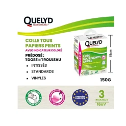 Colle en poudre pour tous papiers peints Quelyd 150g