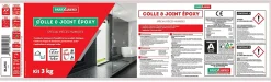 Colle et joint Epoxy spécial pièces humides Parexlanko Blanc 3 kg