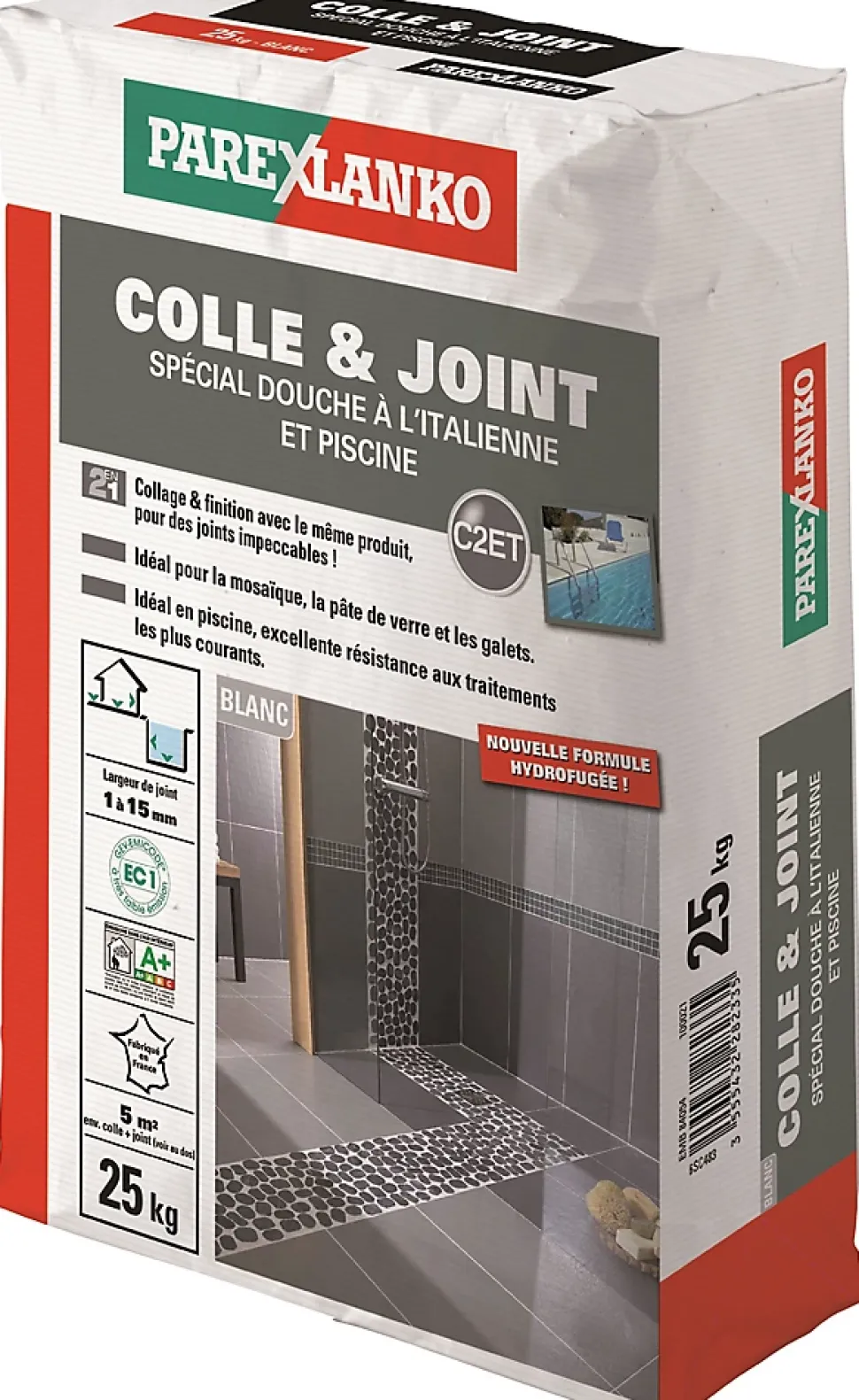 Colle et joint spéciale douche italienne Parexlanko 25 kg