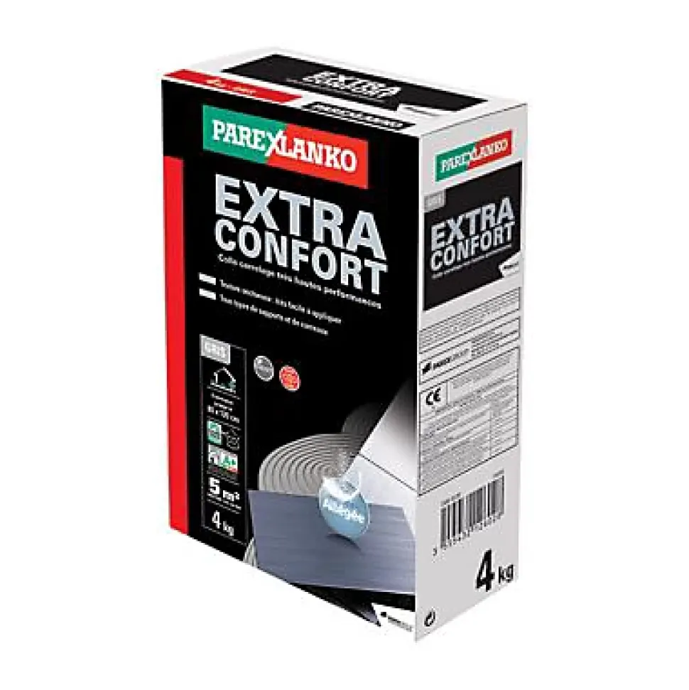 Colle extra confort 4 kg Parexlanko mur et sol