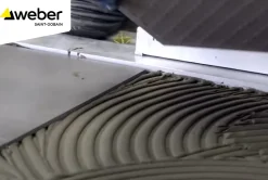 Colle flex confort grands carreaux gris Weber 15kg
