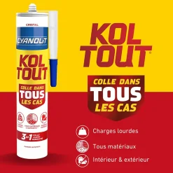 Colle Koltout Transparente cartouche 290 ml Cyanolit
