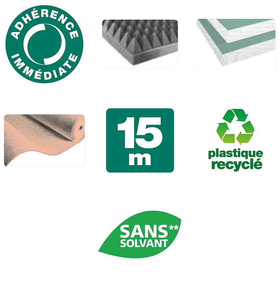 Colle mastic et revêtements isolants 6kg