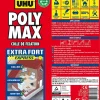 Colle mastic extra forte UHU Poly max noir 425g