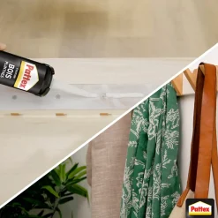 Colle Pattex fixation bois plinthes cartouche 380g