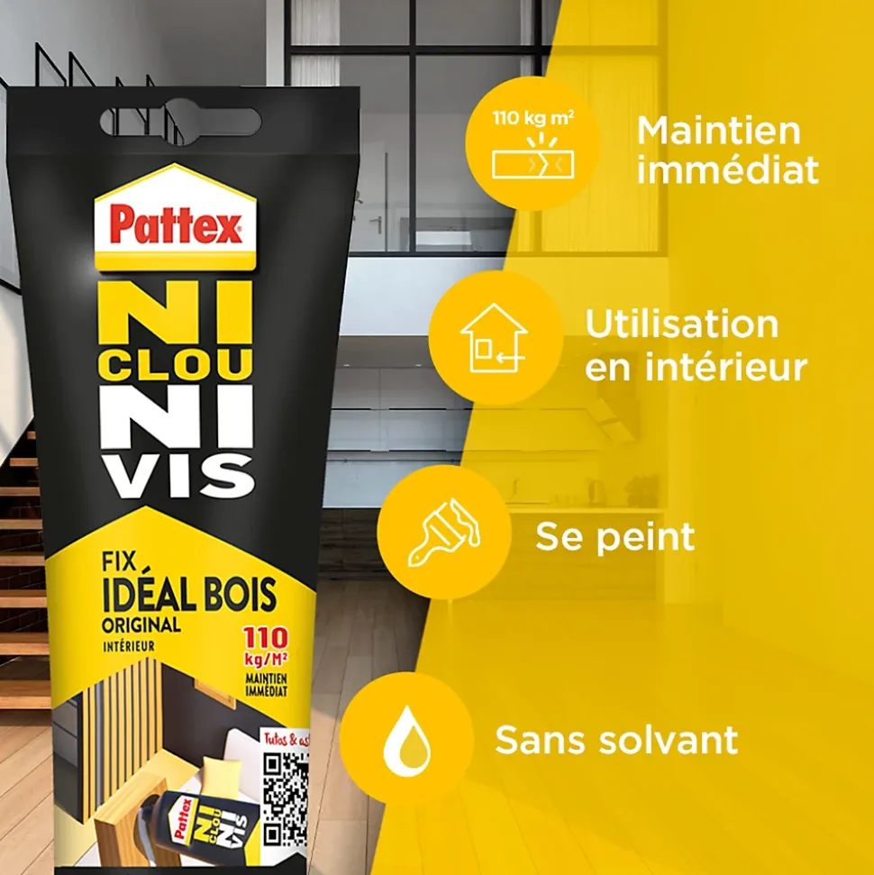 Colle Pattex Ni Clou Ni Vis Chrono tube 260g