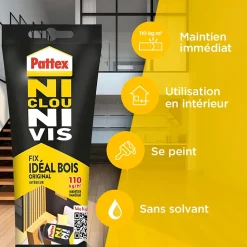 Colle Pattex Ni Clou Ni Vis extra fort et rapide tube 52g