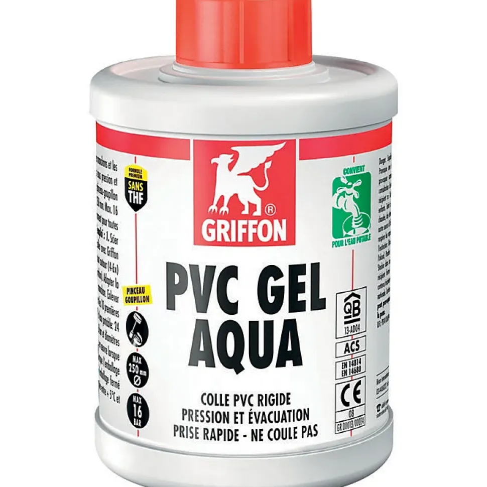 Colle PVC gel aqua - 1L - Griffon