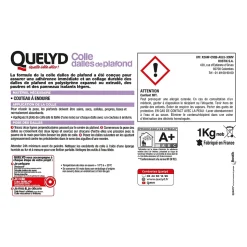 Colle Quelyd pour Dalles de plafond Pâte 1 kg