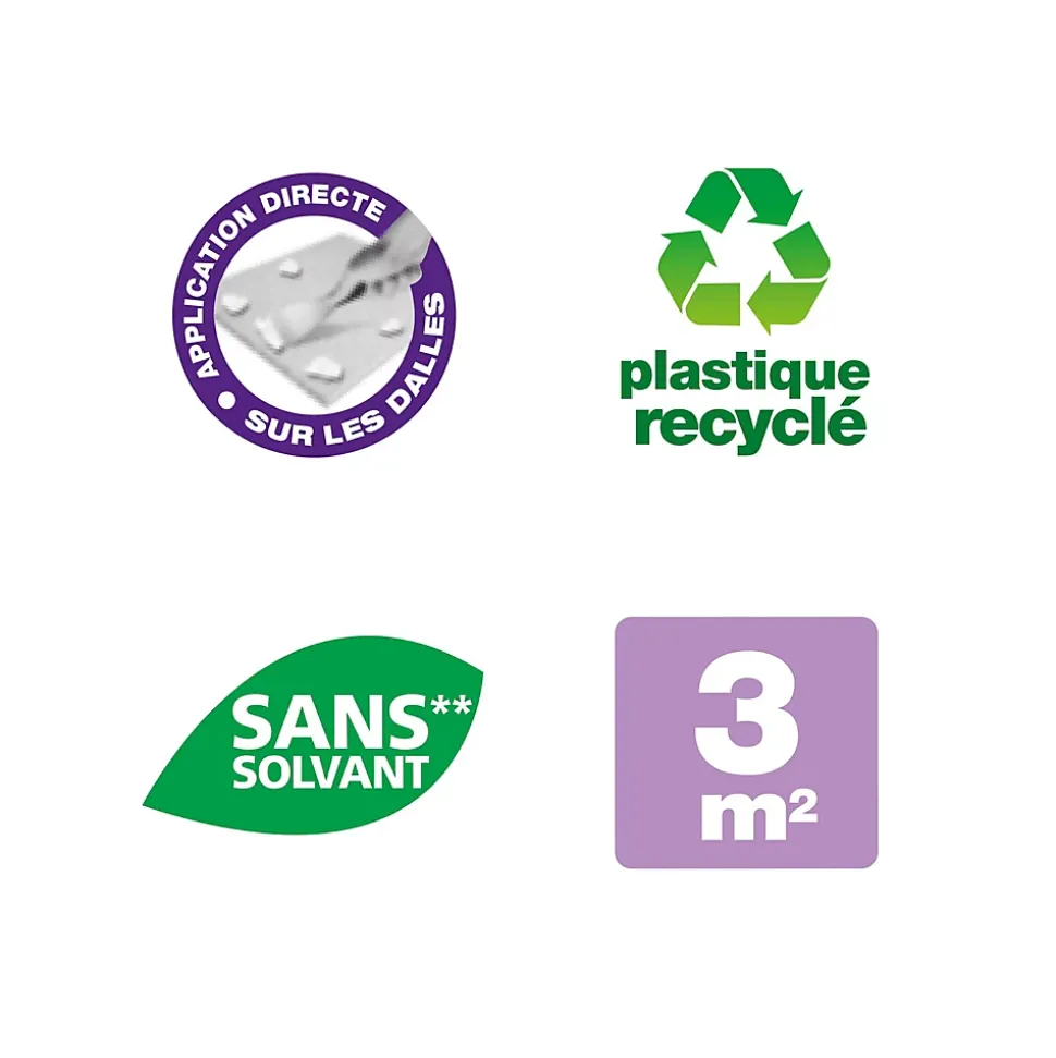 Colle Quelyd pour Dalles de plafond Pâte 1 kg