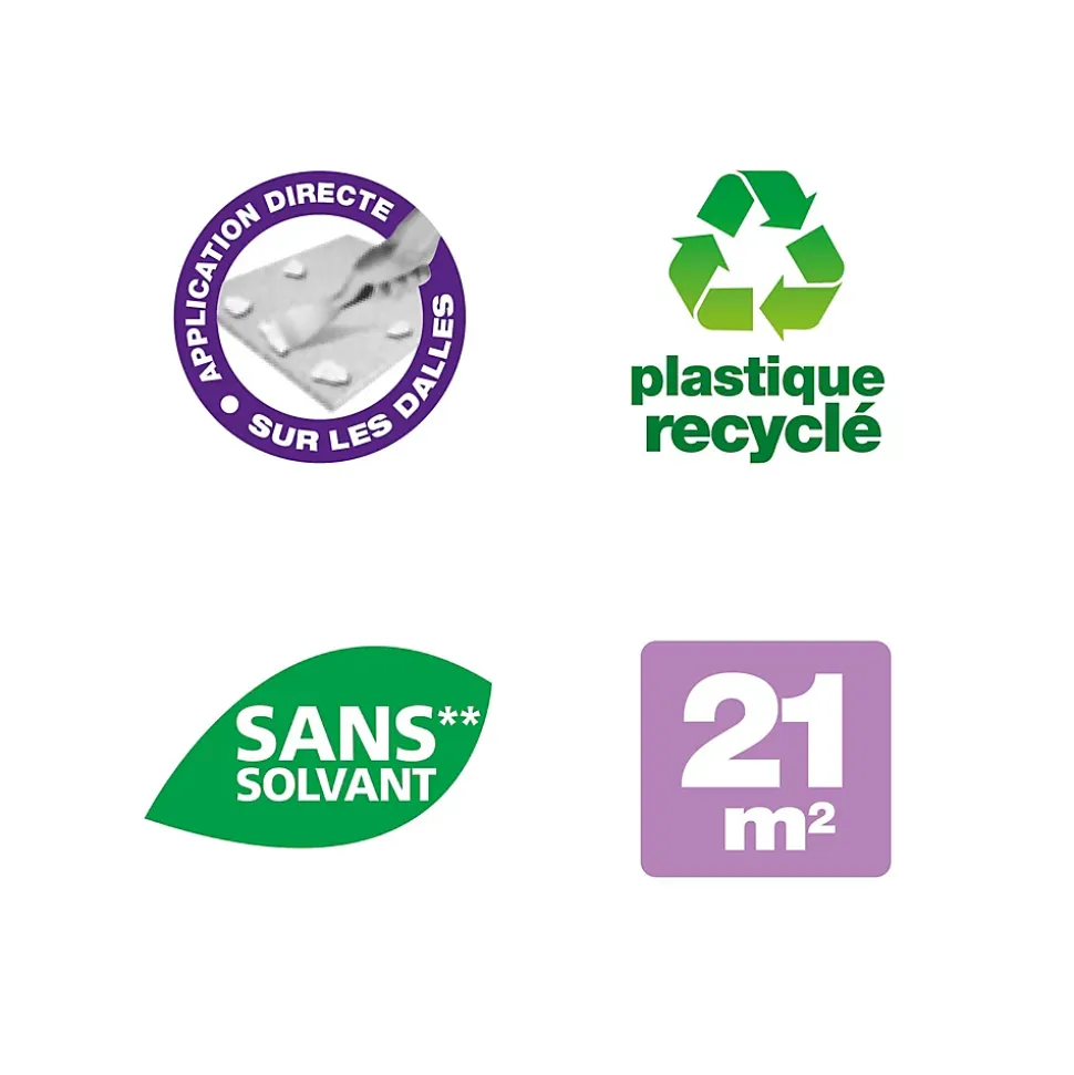 Colle Quelyd pour Dalles de plafond Pâte 7 kg