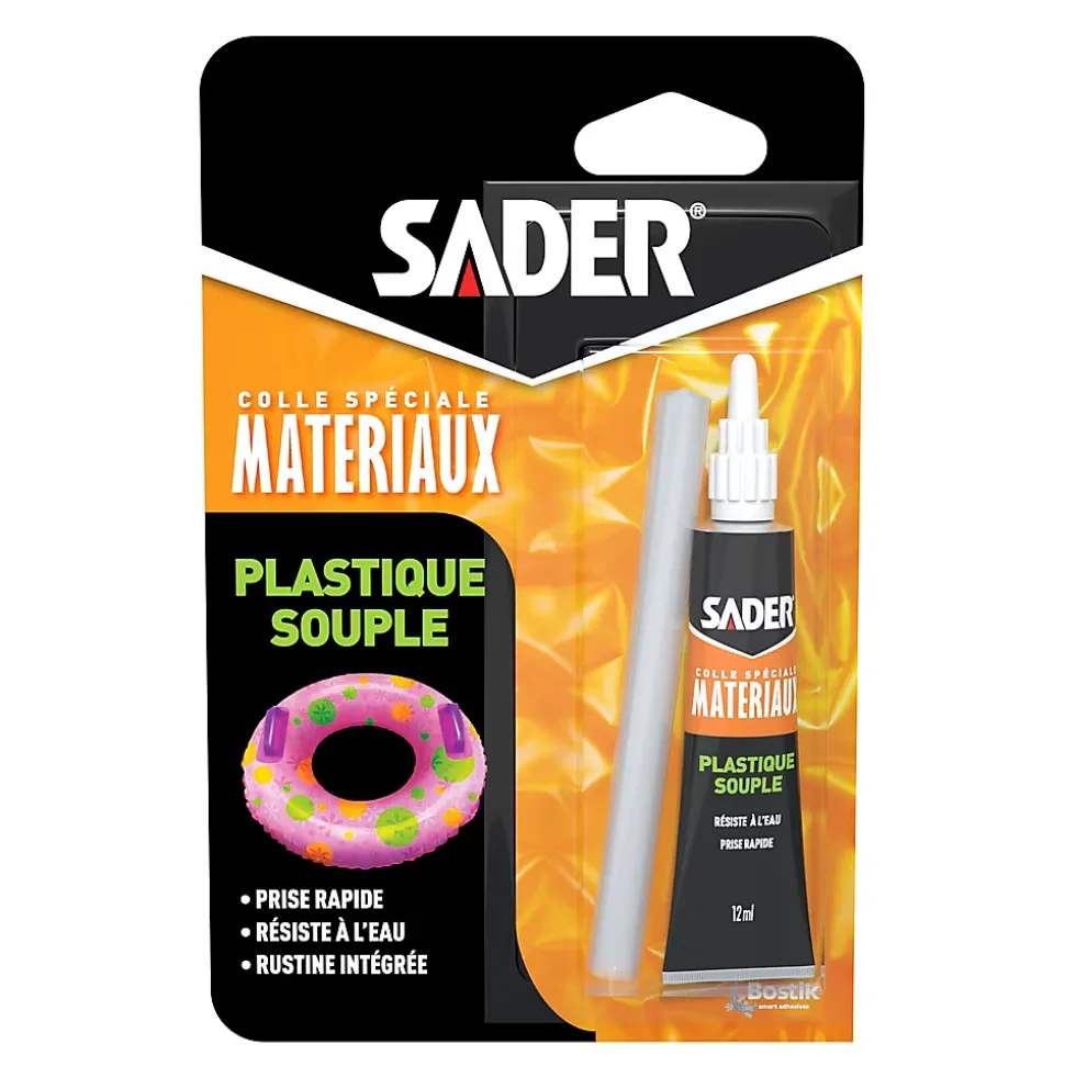 Colle Sader pour Plastique Souple Tube 12 ml
