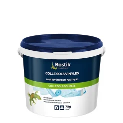 Colle Sols Souples Bostik pour Sols Vinyles - Revêtements Plastiques 7kg