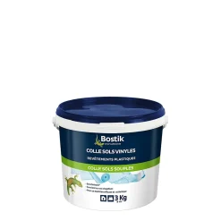 Colle Sols Souples Bostik pour Sols Vinyles - Revêtements Plastiques 3kg