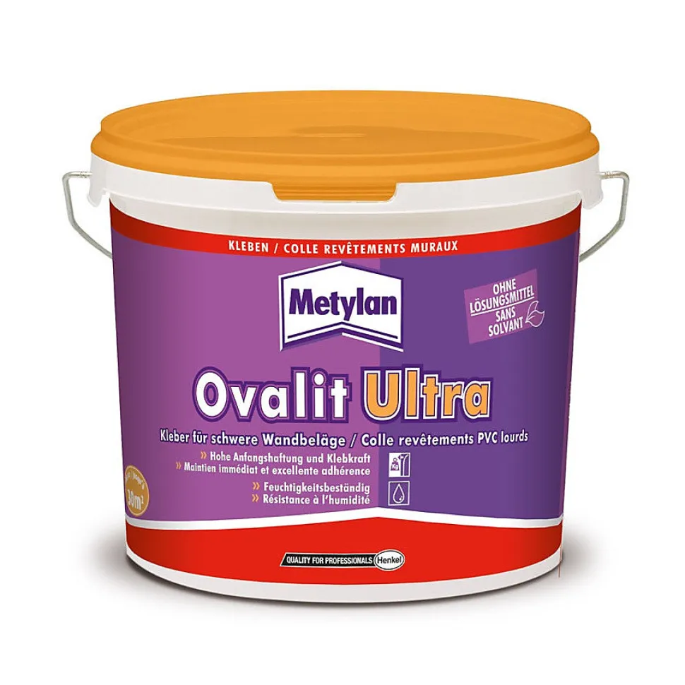 Colle spéciale revêtements PVC lourds Metylan Ovalit Ultra 5kg