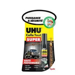 Colle UHU Colle Tout Super format liquide 3 grammes