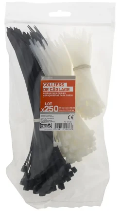 Collier de câblage Zenitech 250 pièces