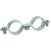 Collier de fixation double pour tube Ø14 mm, lot de 2