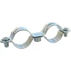 Collier de fixation double pour tube Ø12 mm, lot de 10