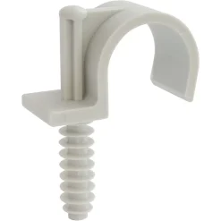 Collier de fixation simple pour tube ou gaine Ø25 mm, lot de 15