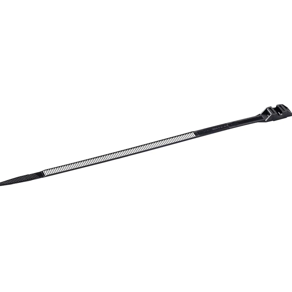 Collier de serrage en nylon 9 x 194 mm Schneider Electric noir, lot de 100