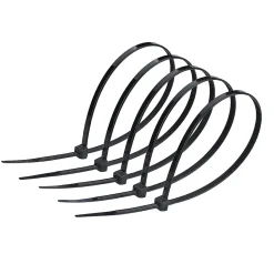 Colliers de serrage colliers de câblage sans halogène 3,6 x 350 mm noirs UV EDO777798 lot de 100 pcs
