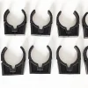 Colliers PVC de fixation à clip pince ouverte PVC 63mm (Lot de 10)
