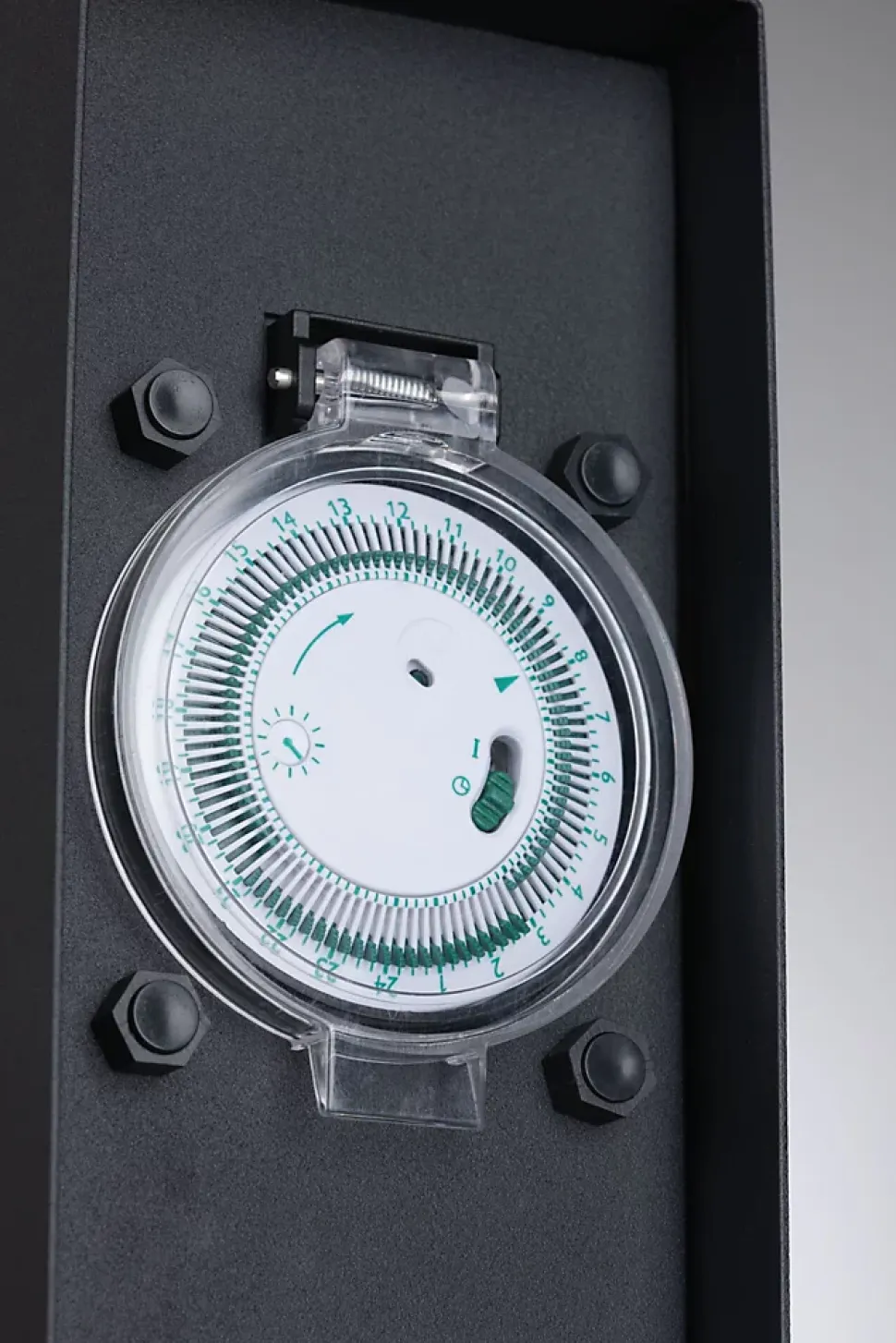 Colonne de prises Rio Horloge de programmation IP44 Anthracite