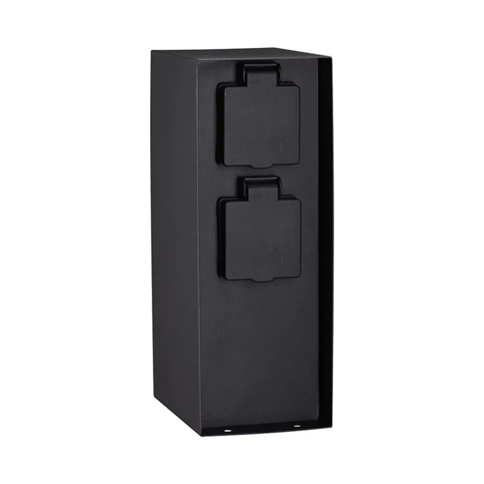 Colonne de prises Rio Horloge de programmation IP44 Anthracite