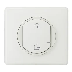 Commande générale sans fil Départ/Arrivée pour installation connectée Céliane with Netatmo blanc