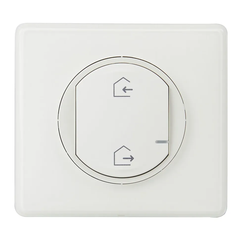 Commande générale sans fil Départ/Arrivée pour installation connectée Céliane with Netatmo blanc
