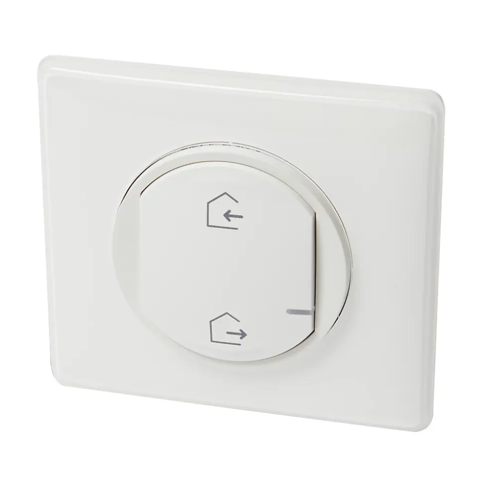 Commande générale sans fil Départ/Arrivée pour installation connectée Céliane with Netatmo blanc
