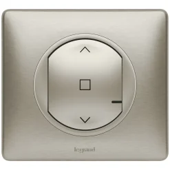 Commande sans fil pour interrupteur filaire de volet roulant connecté Céliane with Netatmo titane