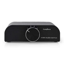 Commutateur audio 4 Ports Entrées 3x RCA NEDIS