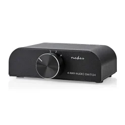 Commutateur audio 4 Ports Entrées 3x RCA NEDIS