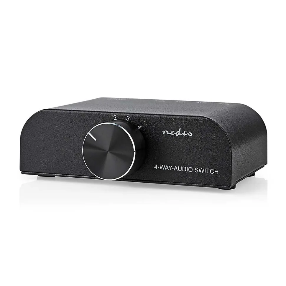 Commutateur audio 4 Ports Entrées 3x RCA NEDIS