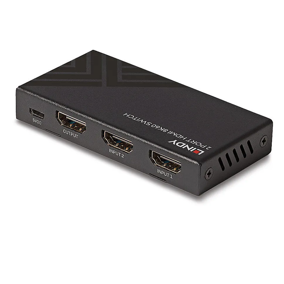 Commutateur HDMI 2.1 8K 60Hz 2 entrées LINDY