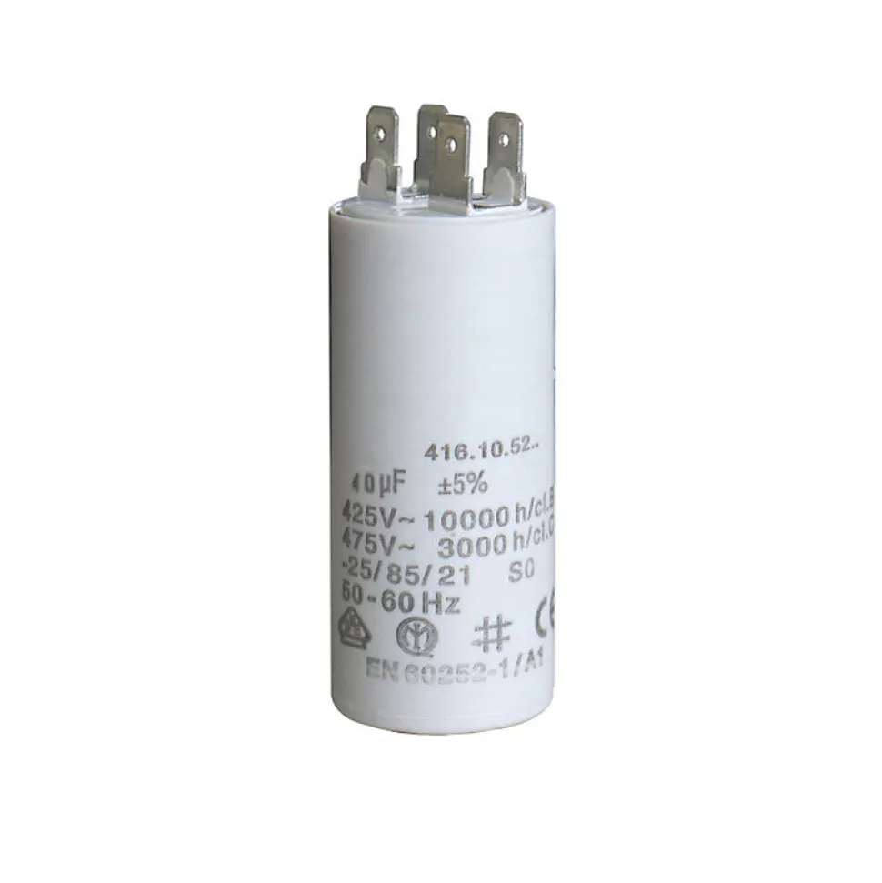 Condensateur, 40 uF, à Cosses, pour Appareils Electriques